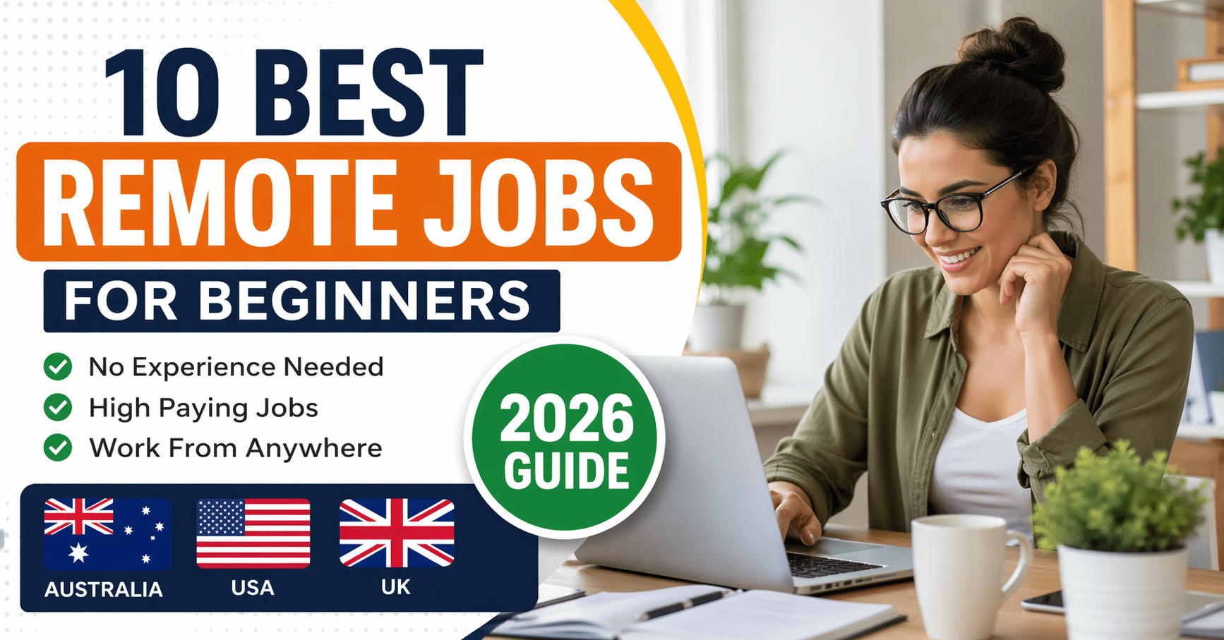 Remote jobs in Australia work from home setup laptop freelancer